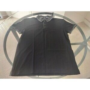 Hugo Boss Dark Gray Polo T-Shirt Size Medium